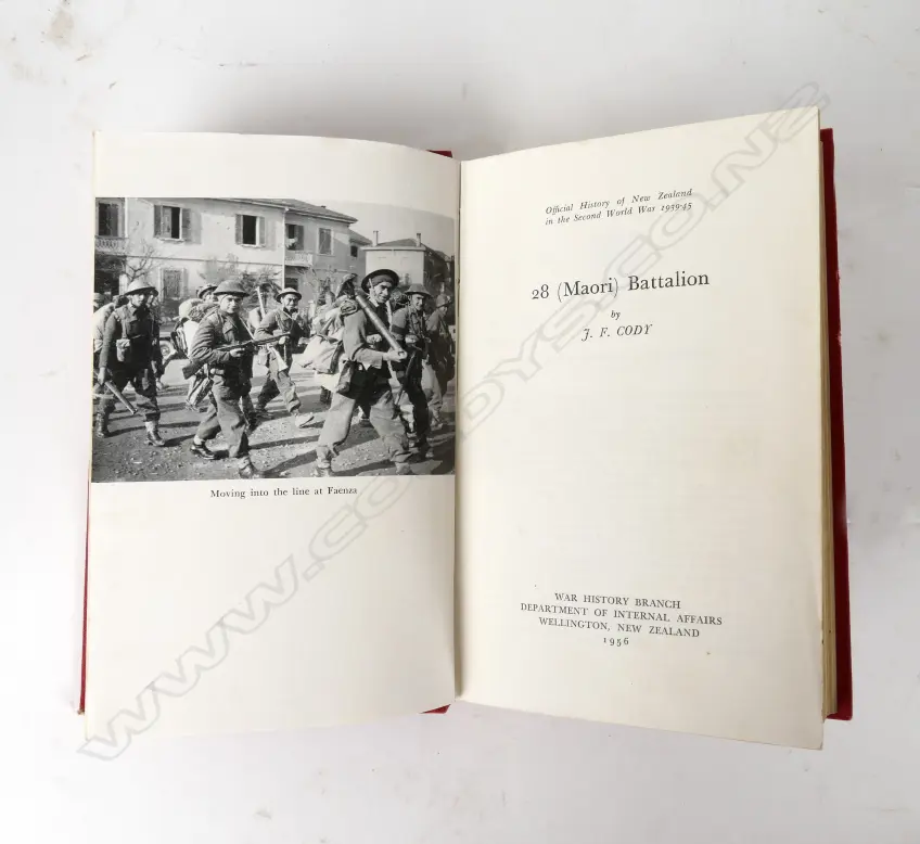 Official History of New Zealand in the Second World War 1939-45 '28 (Maori Battalion)' Image 1++