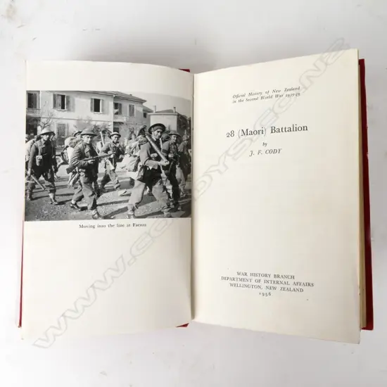 Official History of New Zealand in the Second World War 1939-45 '28 (Maori Battalion)'