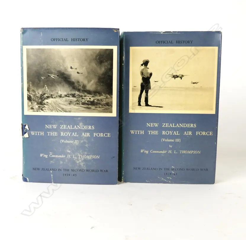 Official History of New Zealand in the Second World War 1939-45 'New Zealanders with the Royal Air Force Vol. II and III' Image 1++