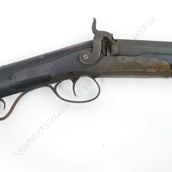 A Baker muzzle loading shotgun