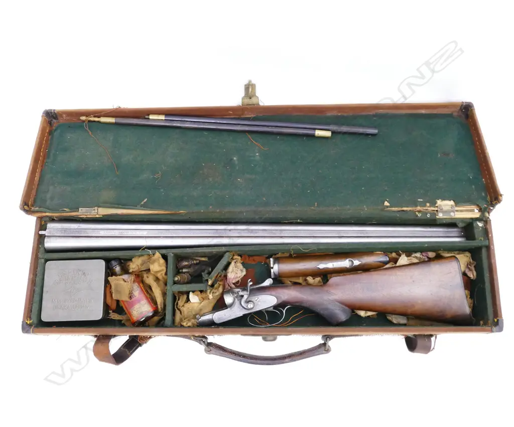 A 12g double barrel shotgun Image 1++