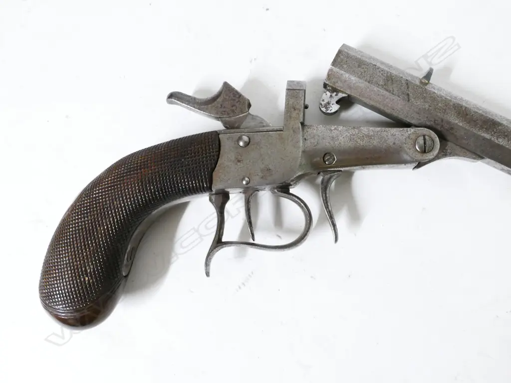 A single shot centre-fire Victorian gallery pistol Image 1++