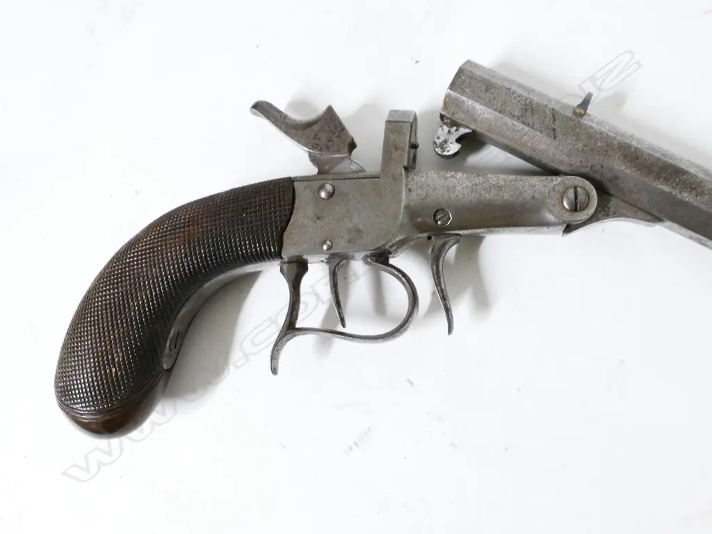 A single shot centre-fire Victorian gallery pistol Image 1++