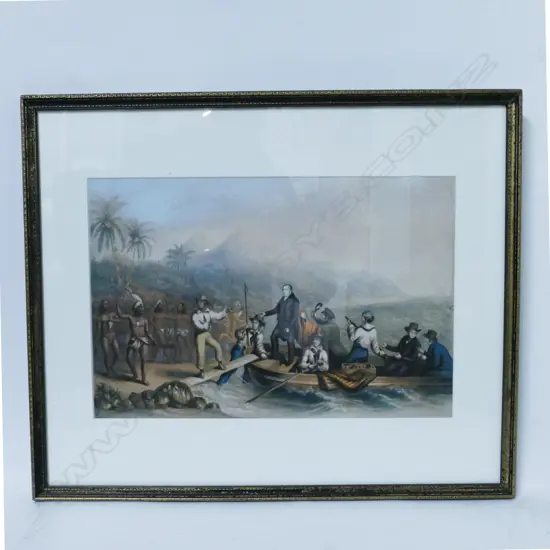 Two George Baxter oil colour prints