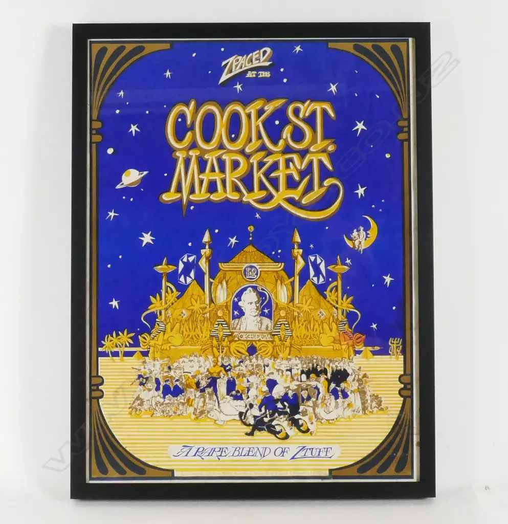 A 1970s vintage 'Cook St. Market' poster Image 1++