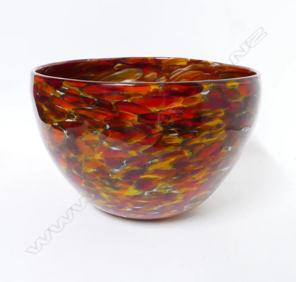A Garry Nash 'Red Reef' bowl Image 1++