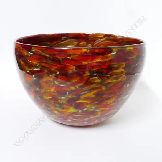 A Garry Nash 'Red Reef' bowl