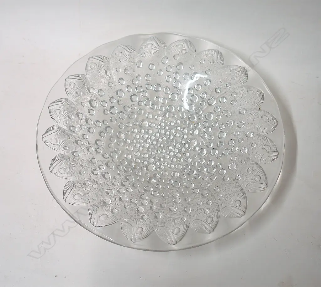 A Lalique crystal 'Roscoff' large fish bowl Image 1++