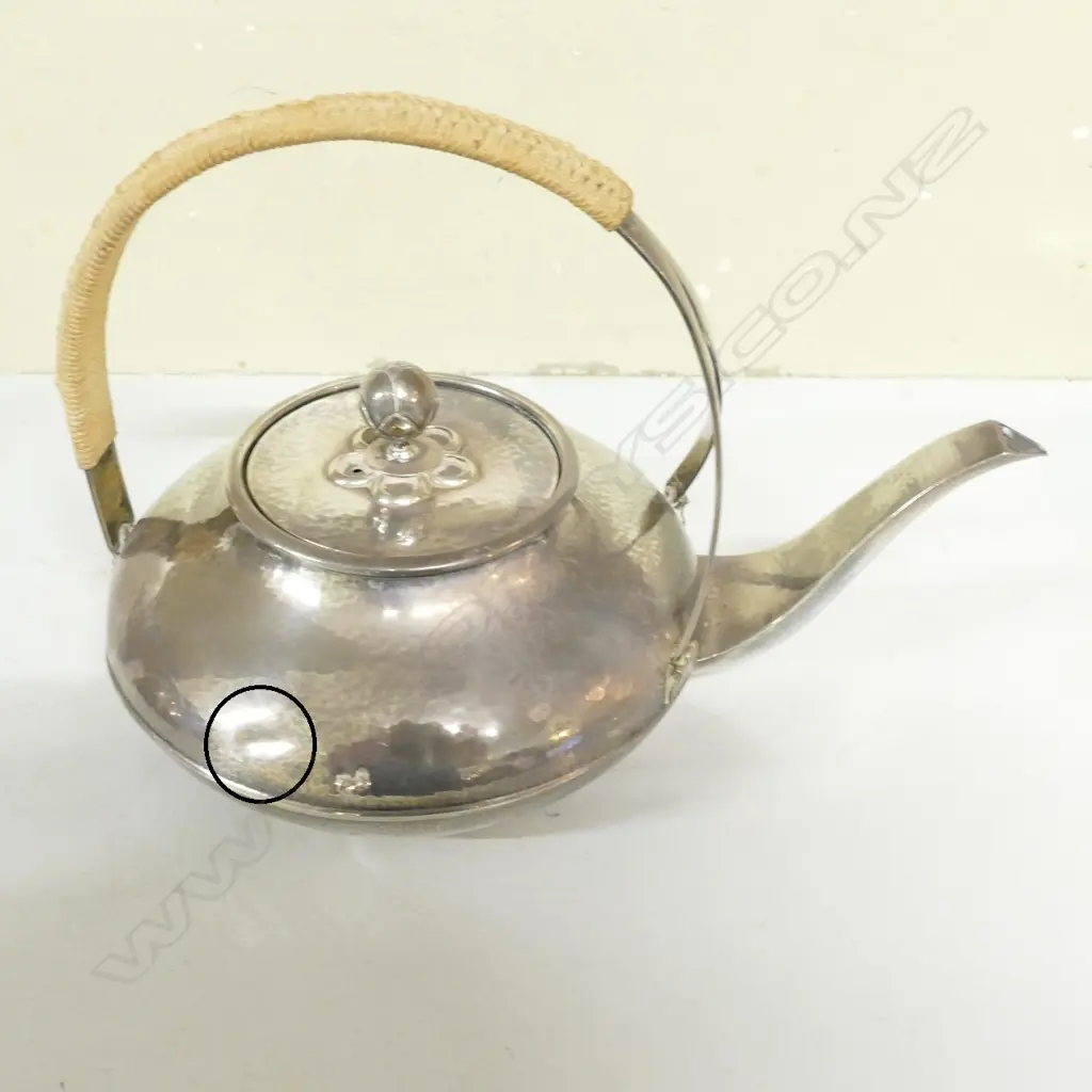 A rare Liberty & Co. Cymric silver four-piece tea service Image 1++