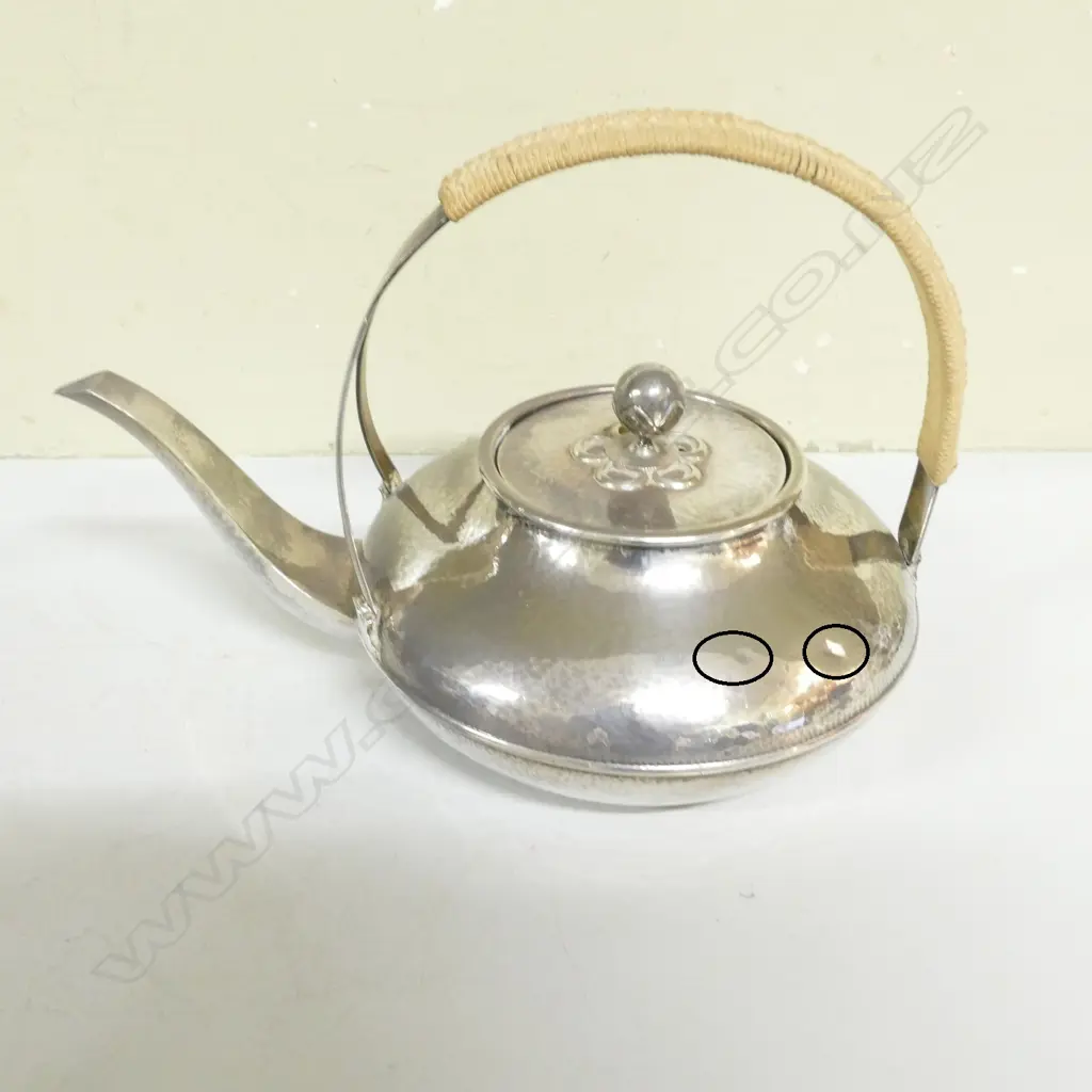 A rare Liberty & Co. Cymric silver four-piece tea service Image 1++