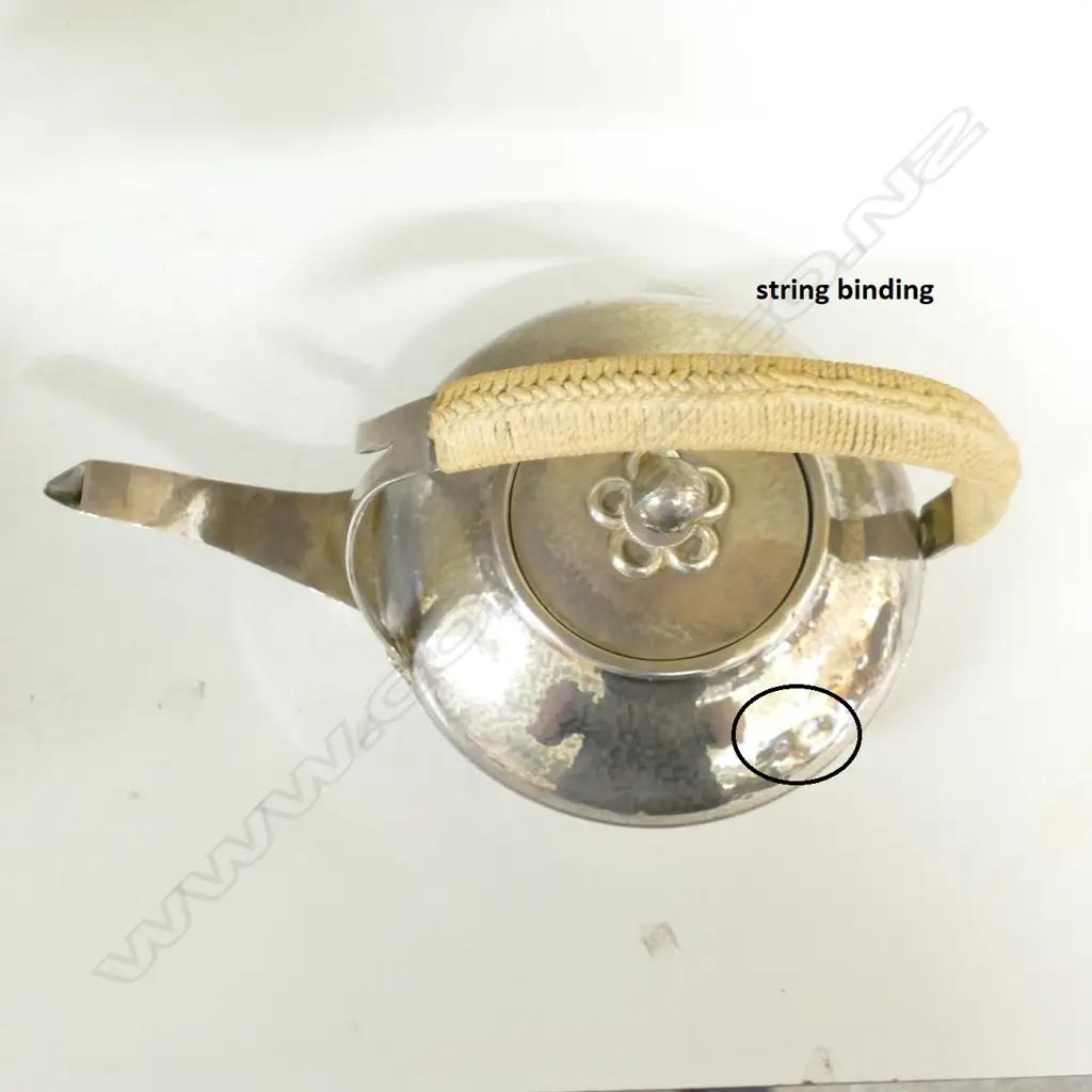 A rare Liberty & Co. Cymric silver four-piece tea service Image 1++