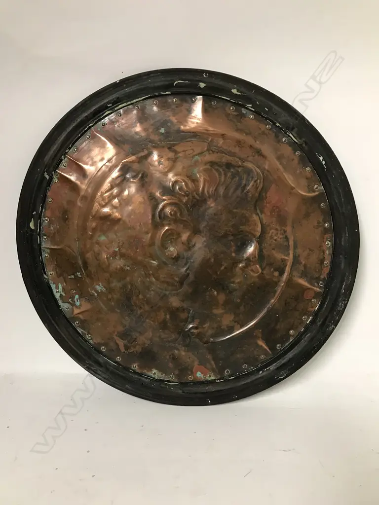 A New Zealand copper Arts and Crafts plaque Image 1++