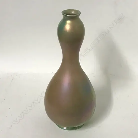 A Moorcroft green lustre vase