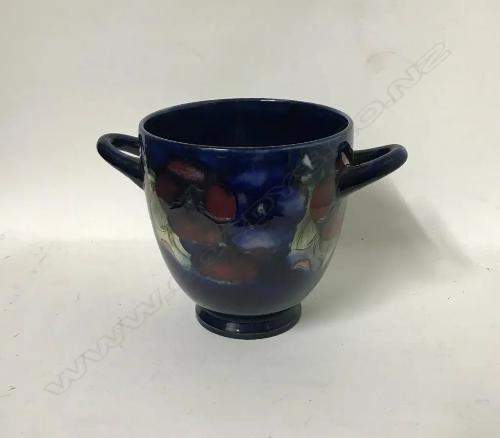 A Moorcroft 'Pansy' double handled large vase Image 1++