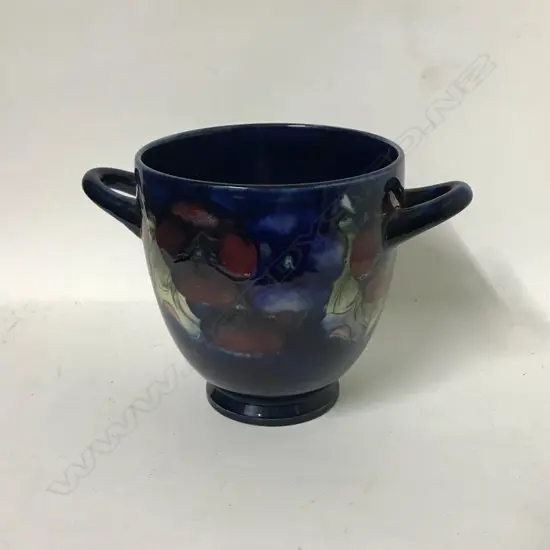 A Moorcroft 'Pansy' double handled large vase