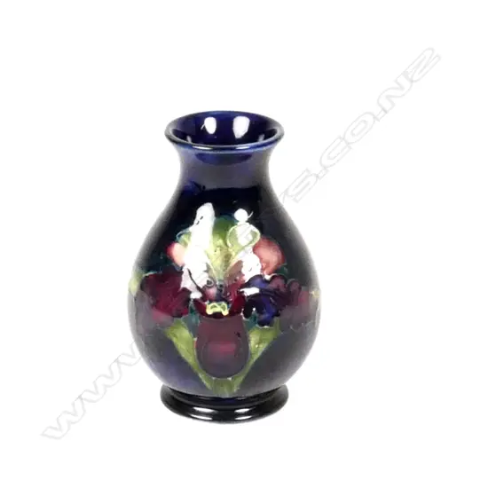 A small Moorcroft 'Orchid' vase