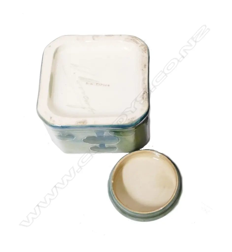 A Moorcroft 'Hazeldene' landscape inkwell Image 1++
