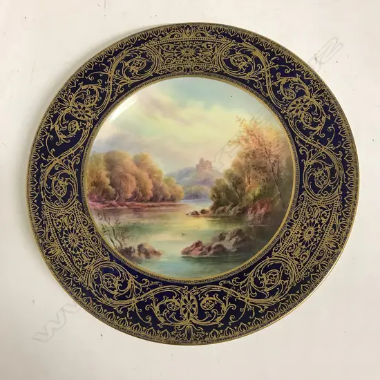 A Royal Worcester cabinet plate
