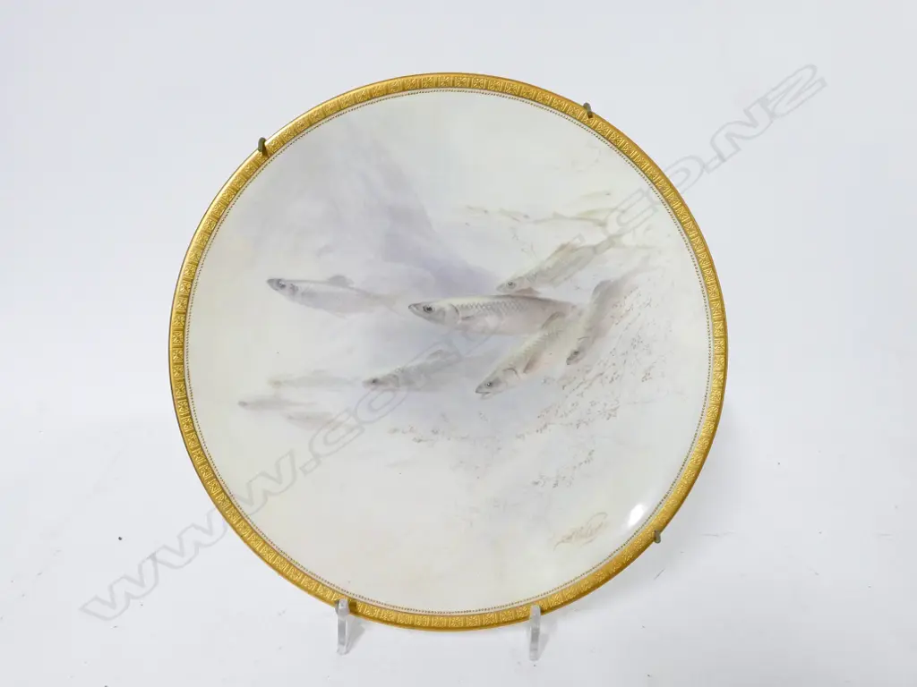 Two Royal Doulton fish plates Image 1++