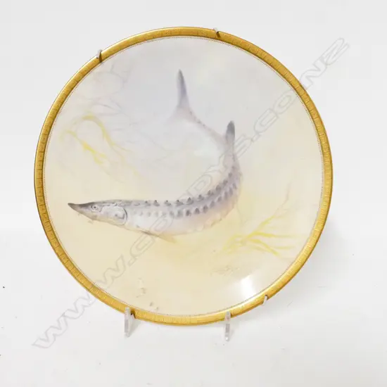Two Royal Doulton fish plates