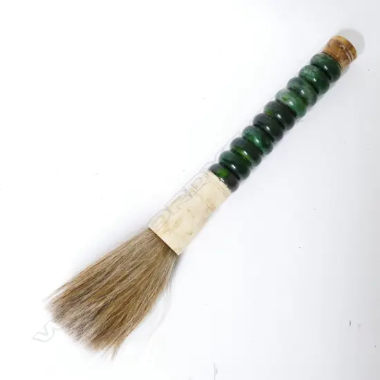 A large calligrapher's brush