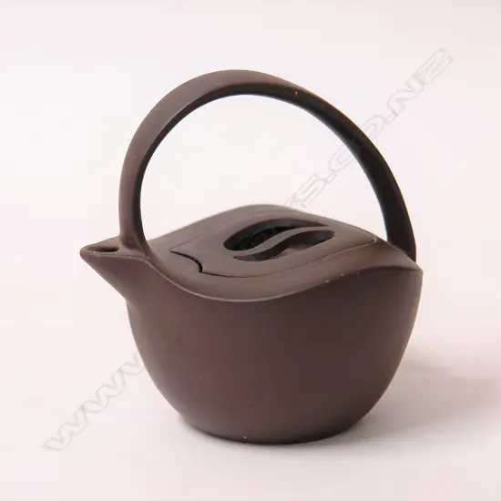 A vintage Yixing ware teapot
