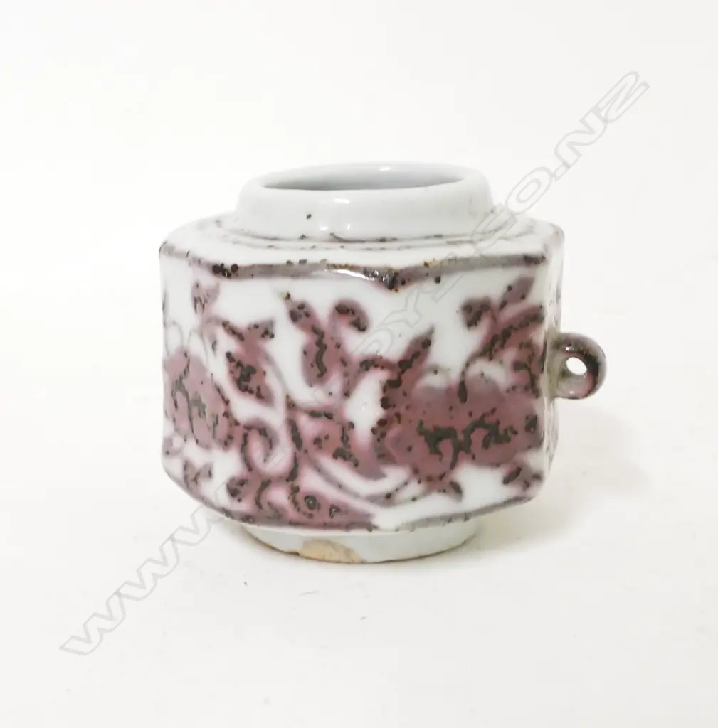 A Chinese porcelain caged bird water jar Image 1++