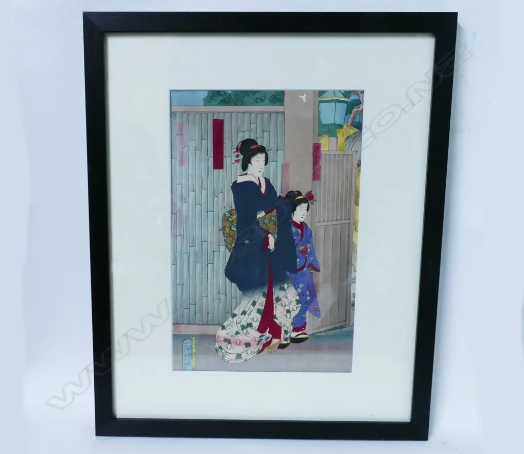 A triptych ukioy-e by Chikanobu Image 1++