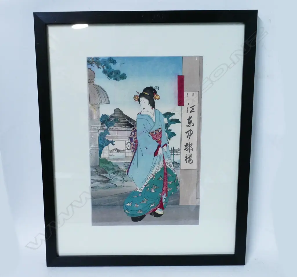 A triptych ukioy-e by Chikanobu Image 1++