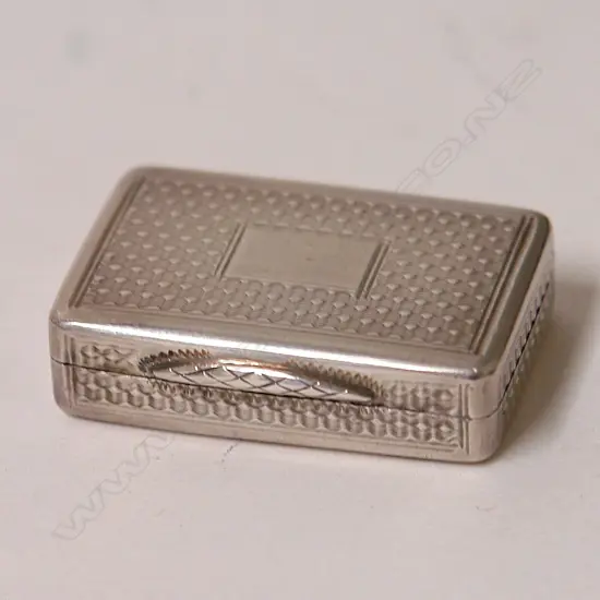 A Victorian silver vinaigrette