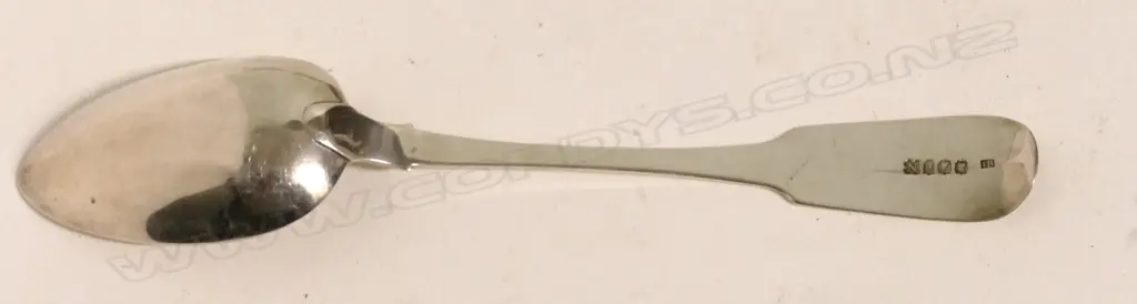 A William IV Irish fiddle pattern silver tablespoon Image 1++