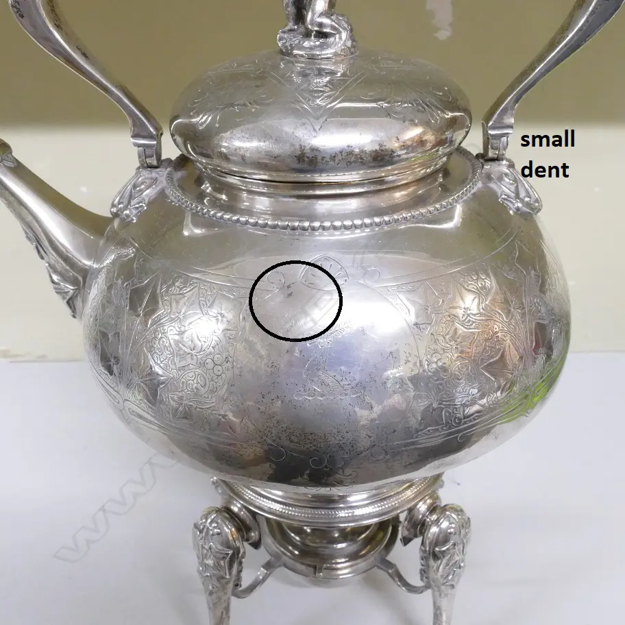 A c.1890 Tiffany & Co. of New York silver spirit kettle Image 1++