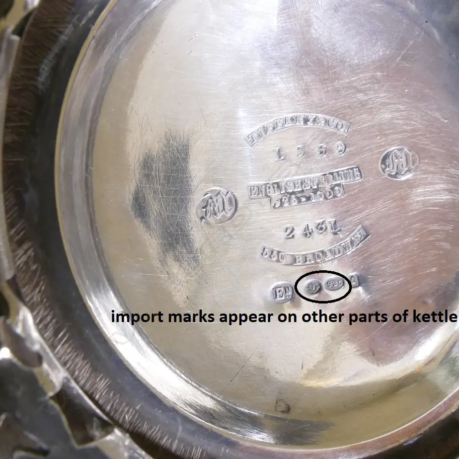 A c.1890 Tiffany & Co. of New York silver spirit kettle Image 1++