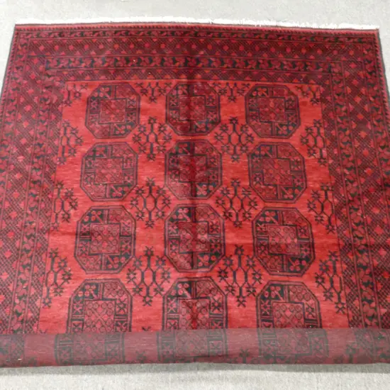 An Afghan Turkoman carpet