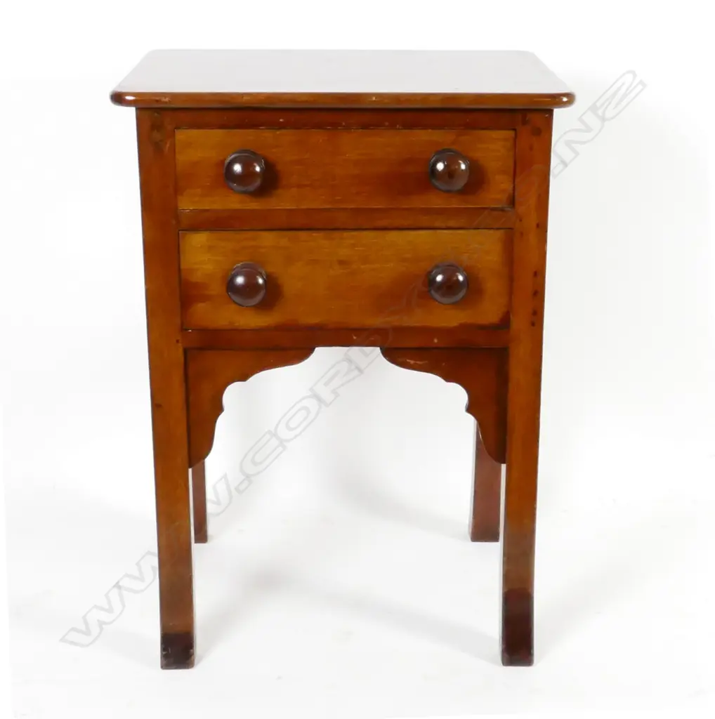 An Edwardian mahogany side cabinet Image 1++