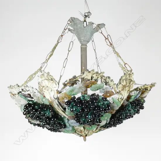 An antique French style large ceiling light fitting